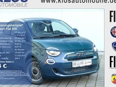Neu Fiat 500 65 PS (47 kW) 2025 Blau Limousine