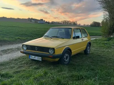Brugt VW Golf I 54 HK (39 kW) 1982 Gul Hatchback