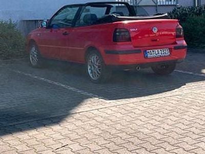 Gebraucht VW Golf Cabriolet Classicline 75 PS (55 kW) 1999 Rot Cabrio