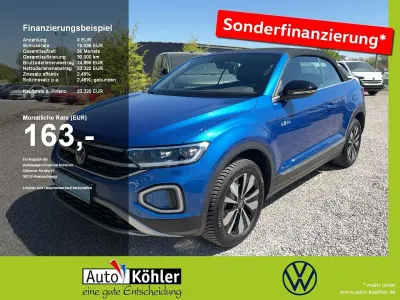 Gebraucht VW T-Roc Cabriolet Goal 116 PS (85 kW) 2025 Ravennablau metallic Cabrio