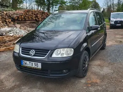 Gebraucht VW Touran 105 PS (77 kW) 2006 Schwarz Van / Kleinbus