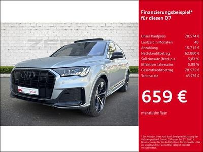 Silber Gebraucht 2023 Audi Q7 S-line plus SUV | 78.574 € (Teuer)