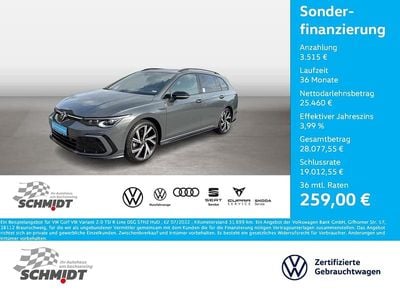 Usata VW Golf VIII R-line 190 CV (139 kW) 2022 Grigio Station wagon