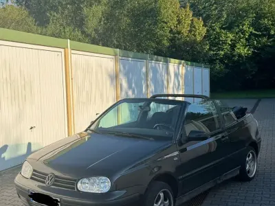 Gebraucht VW Golf Cabriolet 75 PS (55 kW) 1999 Schwarz Cabrio