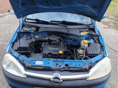 Gebraucht Opel Corsa 58 PS (42 kW) 2002 Blau Kleinwagen