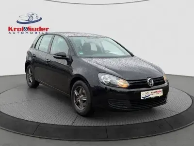 Used VW Golf VI Trendline 80 HP (58 kW) 2010 Black Hatchback