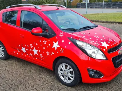 Brugt Chevrolet Spark LT 82 HK (60 kW) 2014 Rød Hatchback