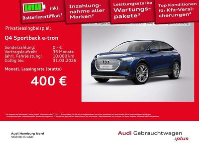 2d navarrablau metallic Gebraucht 2025 Audi Q4 Sportback e-tron S-Line SUV | 42.480 € (Teuer)