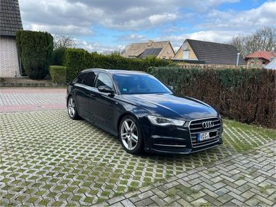 gebraucht Audi A6 Avant TDI 3 x Sline Automatik Pano 19“ Allwetter Volleder