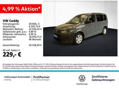Gebraucht VW Caddy Basis 122 PS (89 kW) 2024 Grau Van / Kleinbus