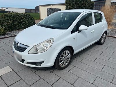 Gebraucht Opel Corsa 80 PS (58 kW) 2009 Weiß Kleinwagen
