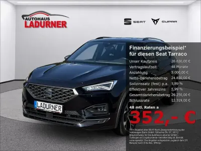 Gebraucht Seat Tarraco FR 150 PS (110 kW) 2023 Schwarz SUV
