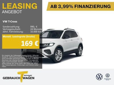 Gebraucht VW T-Cross Goal 95 PS (69 kW) 2025 Weiß SUV