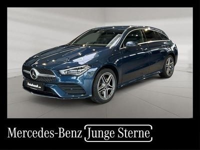 Gebraucht Mercedes CLA250e Shooting Brake AMG 160 PS (117 kW) 2022 Denimblau metallic Kombi