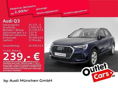 Gebraucht Audi Q3 Ambiente 245 PS (180 kW) 2022 Navarrablau metallic SUV