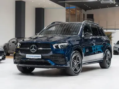 Gebraucht Mercedes GLE450 AMG AMG line 367 PS (269 kW) 2022 Cavansitblau  metalliclack SUV
