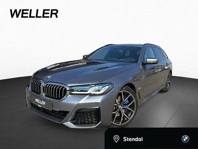 Gebraucht BMW 520 M Sport 190 PS (139 kW) 2022 Bluestone metallic (grau) Kombi