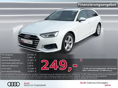 Gebraucht Audi A4 Advanced Plus 150 PS (110 kW) 2023 Gletscherweiß metallic Kombi