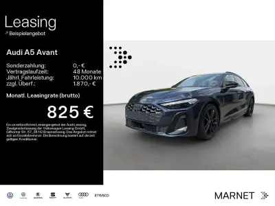 Neu Audi A5 Sport 367 PS (269 kW) 2026 Firmamentblau metallic Kombi