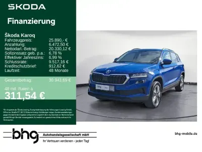 Gebraucht Skoda Karoq Selection 150 PS (110 kW) 2023 Blau SUV
