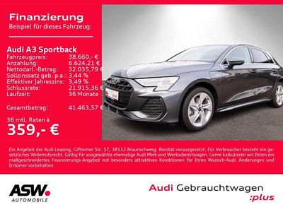 Gebraucht Audi A3 S-Line 204 PS (150 kW) 2025 Grau Limousine