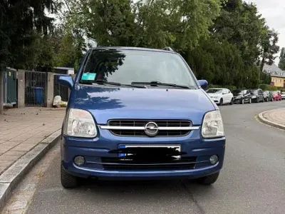 Gebraucht Opel Agila Color Edition 75 PS (55 kW) 2002 Blau Van / Kleinbus