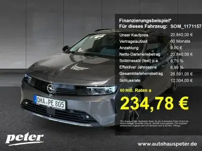 Gebraucht Opel Astra Edition 110 PS (80 kW) 2024 Vulkan grau (metalli Kombi