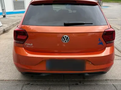 Gebraucht VW Polo Beats 95 PS (69 kW) 2018 Orange Kleinwagen