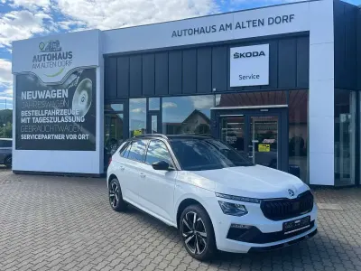 Gebraucht Skoda Kamiq Monte Carlo 150 PS (110 kW) 2025 Moonweiss metallic SUV