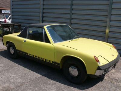 gebraucht Porsche 914 Chromstoßstangen grüngelb z.Restaurieren