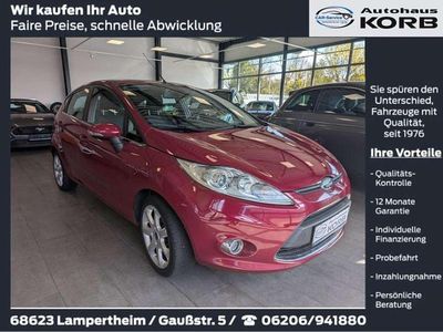 Gebraucht Ford Fiesta Titanium 97 PS (71 kW) 2012 Hot magenta (metallic) Kleinwagen
