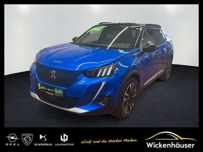 Gebraucht Peugeot e-2008 GT 100 kW (136 PS) 2021 Blau SUV
