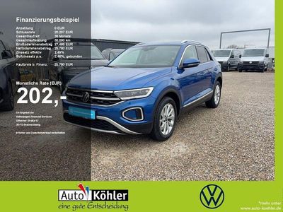 Gebraucht VW T-Roc Style 116 PS (85 kW) 2024 Ravennablau (metallic) SUV