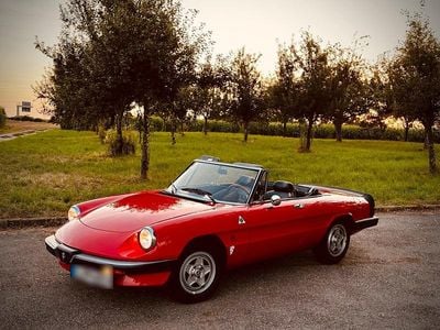 Gebraucht Alfa Romeo Spider Veloce 126 PS (92 kW) 1984 Rot Cabrio