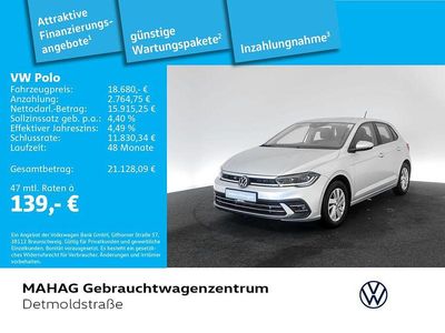 Silber Gebraucht 2022 VW Polo IQ Drive Limousine | 18.680 € (Fairer Preis)