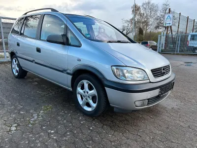 Brugt Opel Zafira 125 HK (91 kW) 2002 Sølv MPV