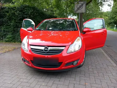 Gebraucht Opel Corsa Innovation 101 PS (74 kW) 2010 Rot Kleinwagen
