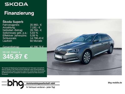 Gebraucht Skoda Superb Business Line 150 PS (110 kW) 2023 Grau Kombi