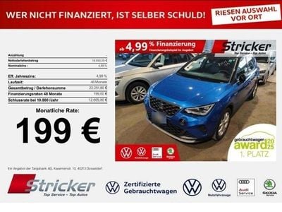 Gebraucht Seat Arona FR 116 PS (85 kW) 2025 Sapphire blau metallic (metallic) SUV