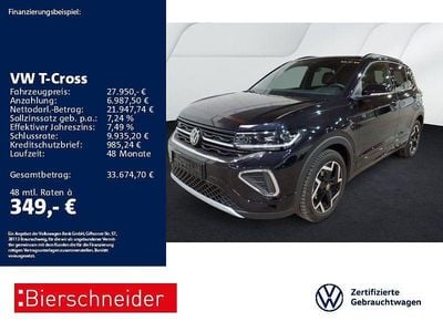 Gebraucht VW T-Cross R-line 150 PS (110 kW) 2025 Schwarz SUV