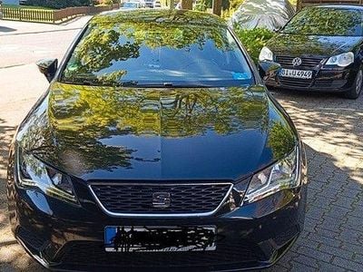 Second-hand Seat Leon Ecomotive 105 CP (77 kW) 2013 Negru Berlinǎ
