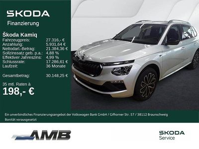 Gebraucht Skoda Kamiq Tour 150 PS (110 kW) 2025 Silber SUV