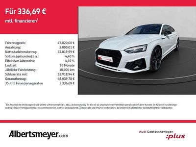 Weiß Gebraucht 2024 Audi A5 Sportback S-Line Kleinwagen | 47.820 € (Teuer)