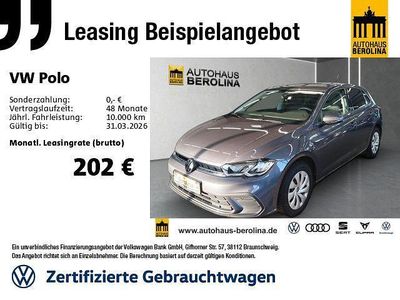 Grau Gebraucht 2025 VW Polo Life Kleinwagen | 19.444 € (Fairer Preis)