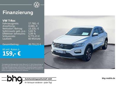 Second-hand VW T-Roc Active 110 CP (80 kW) 2021 Alb SUV