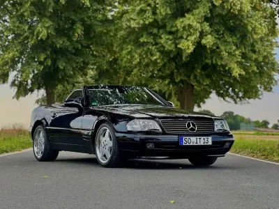 Gebraucht Mercedes SL280 Edition 204 PS (150 kW) 2001 Schwarz Cabrio