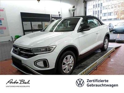 Gebraucht VW T-Roc Cabriolet Style 150 PS (110 kW) 2022 Pure white/schwarz Cabrio