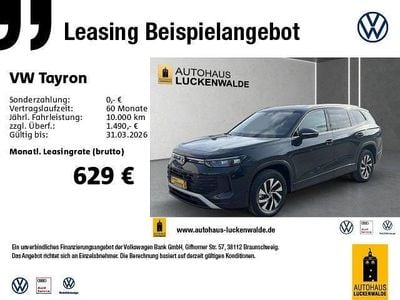 Neu VW Tayron Life 150 PS (110 kW) 2026 Grau SUV