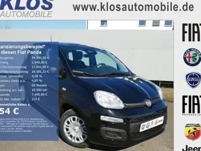Neu Fiat Panda Pop 70 PS (51 kW) 2025 Schwarz Limousine