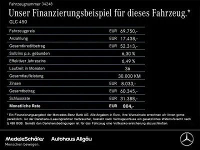 Gebraucht Mercedes GLC450 AMG 367 PS (269 kW) 2024 Weiß SUV
